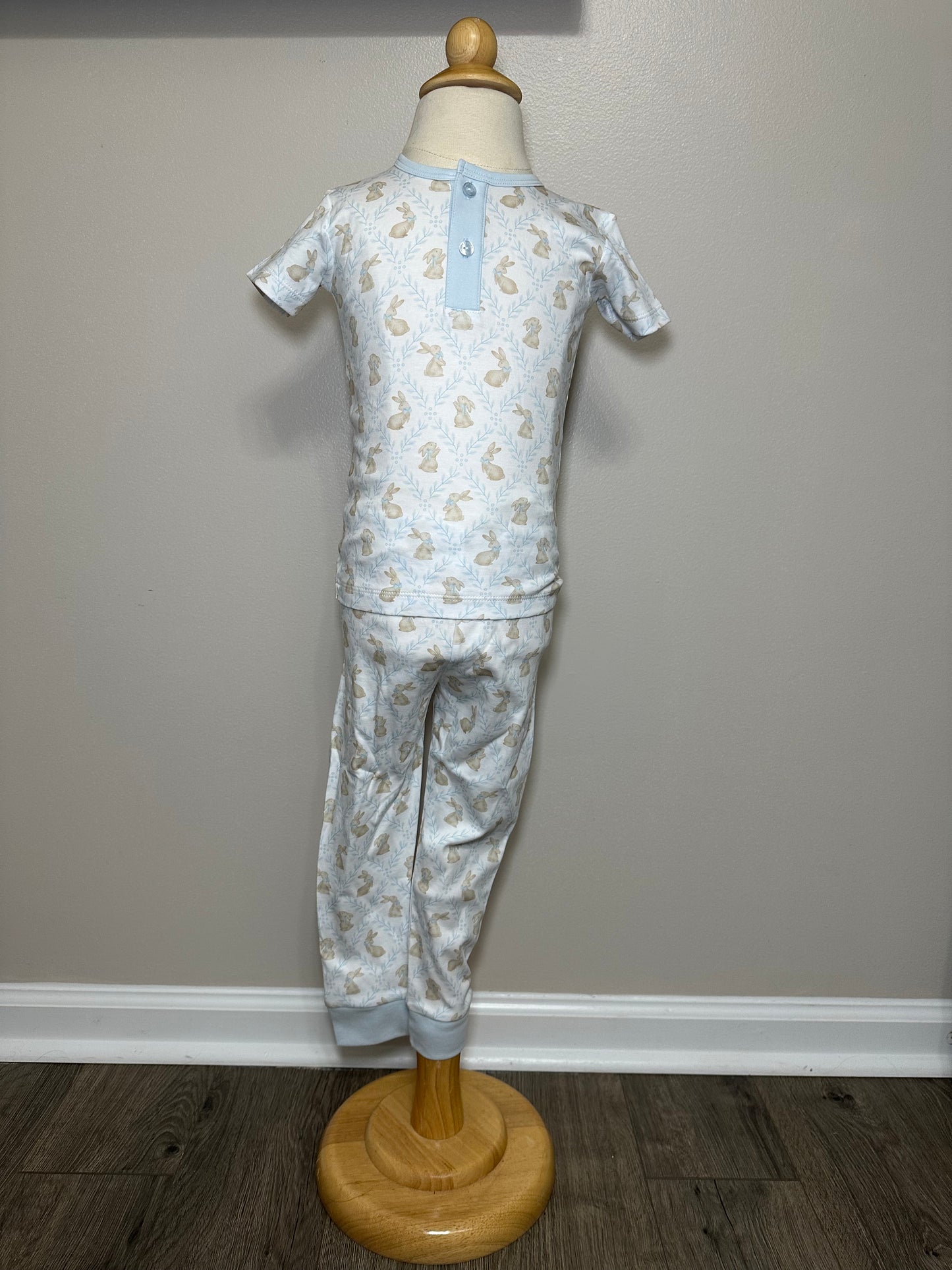 Blue Easter Bunnies Pima Loungewear