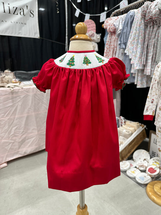 Emma Smocked Bishop Dress