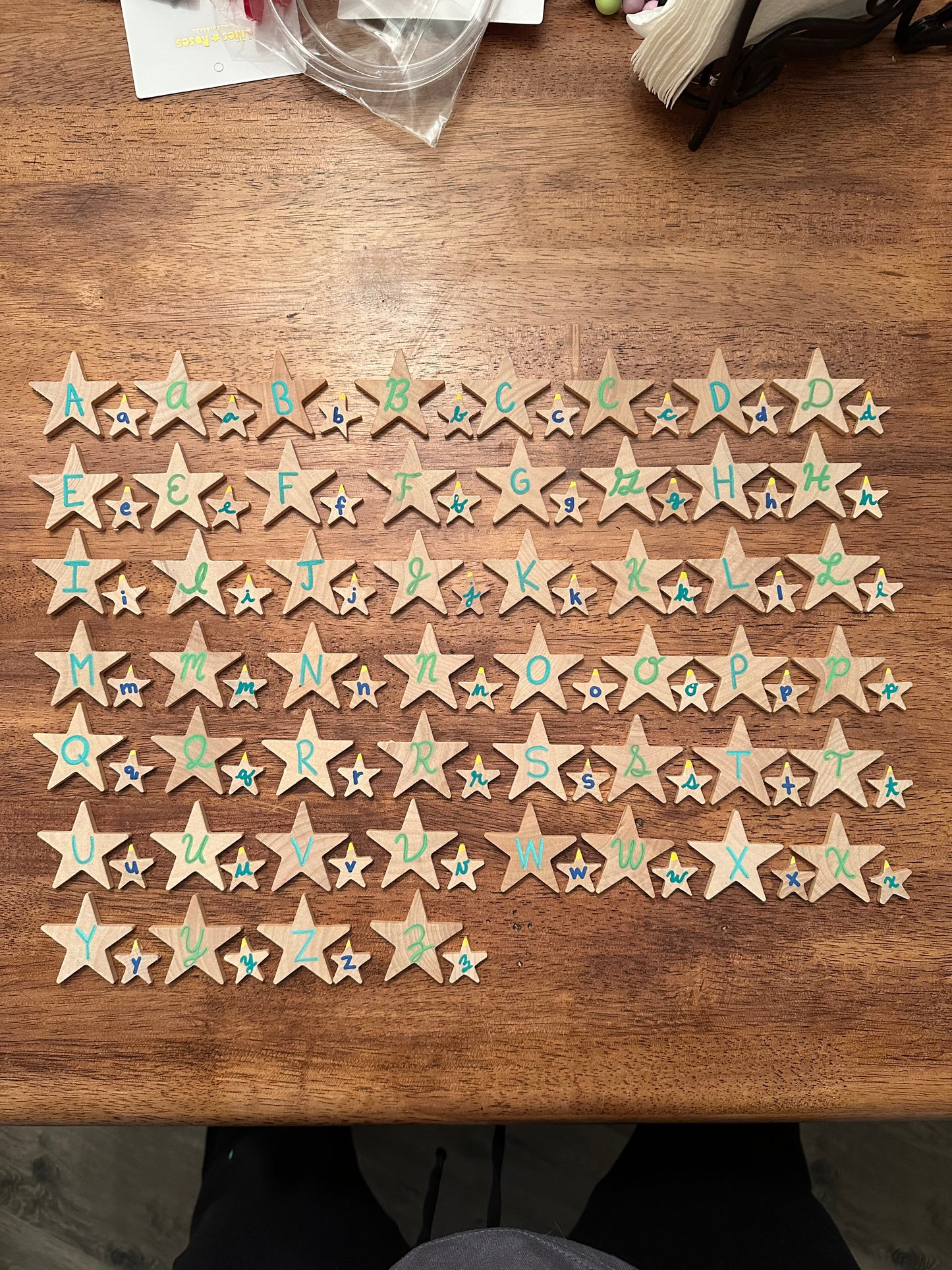 Montessori Alphabet Stars