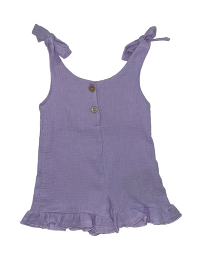 Reese Tie Romper Lilac