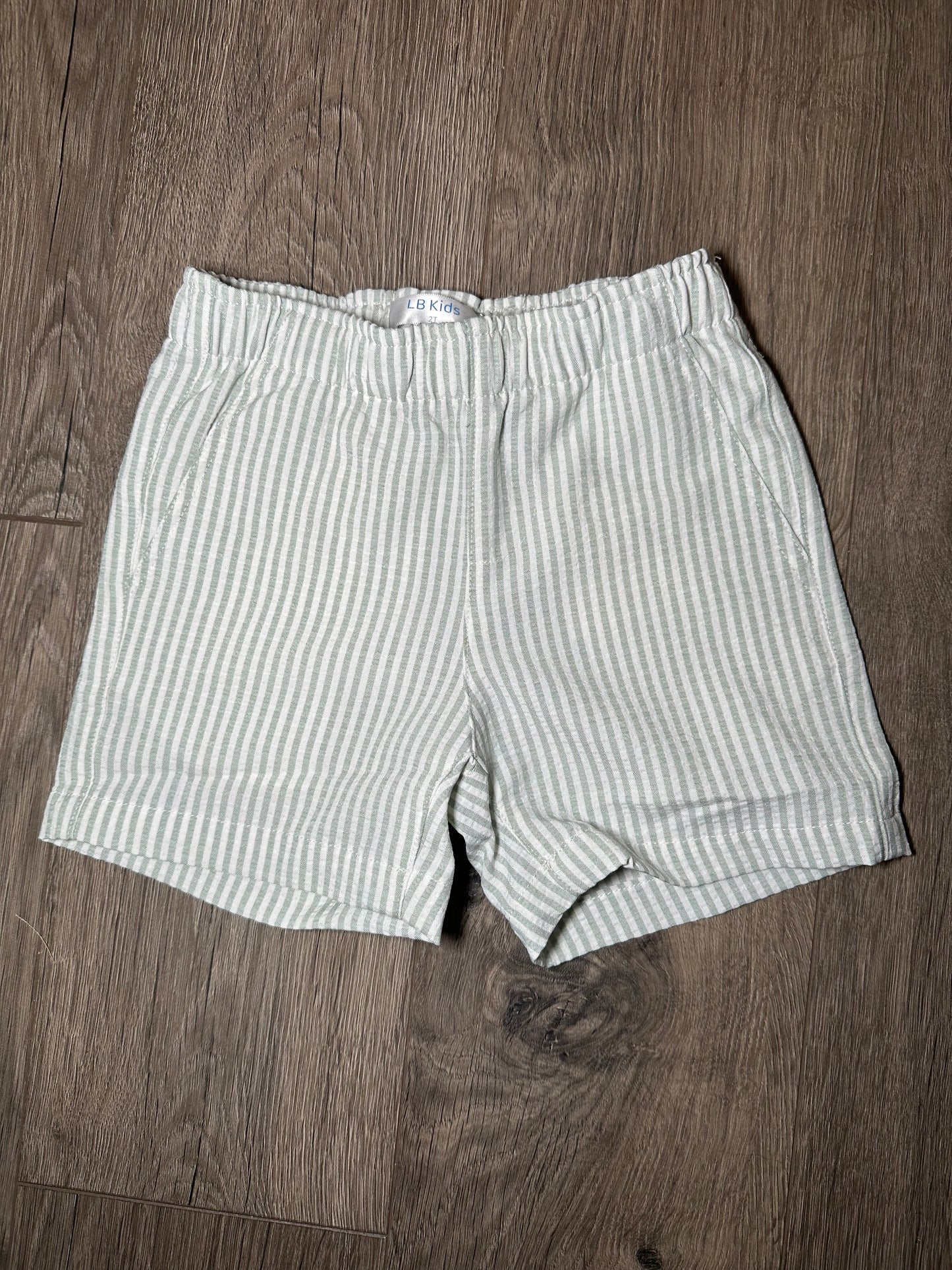 Moss Stripe Seersucker Short