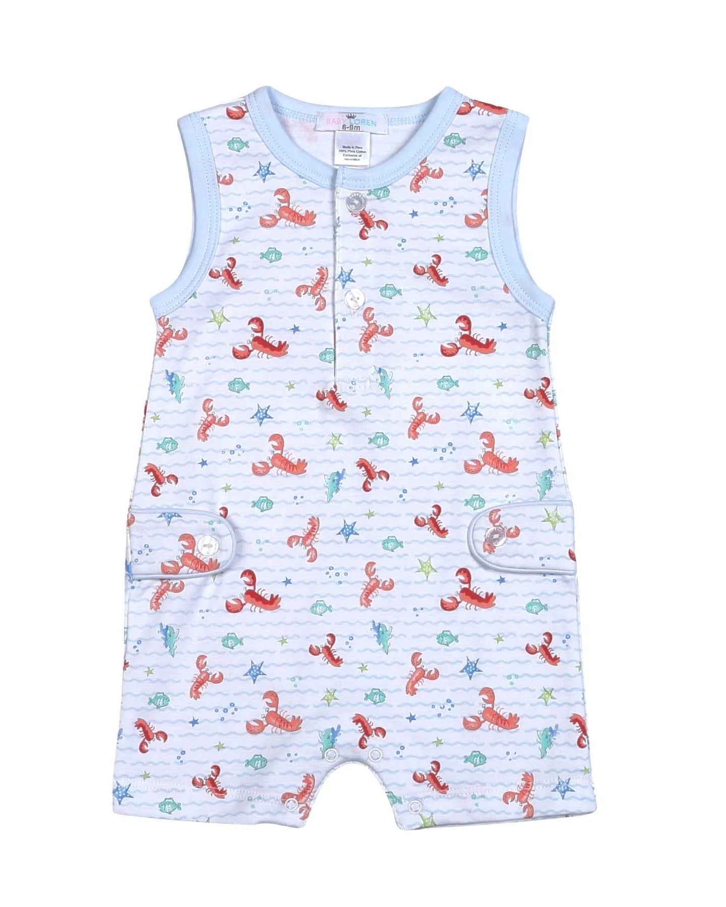 Under the Sea Pima Romper